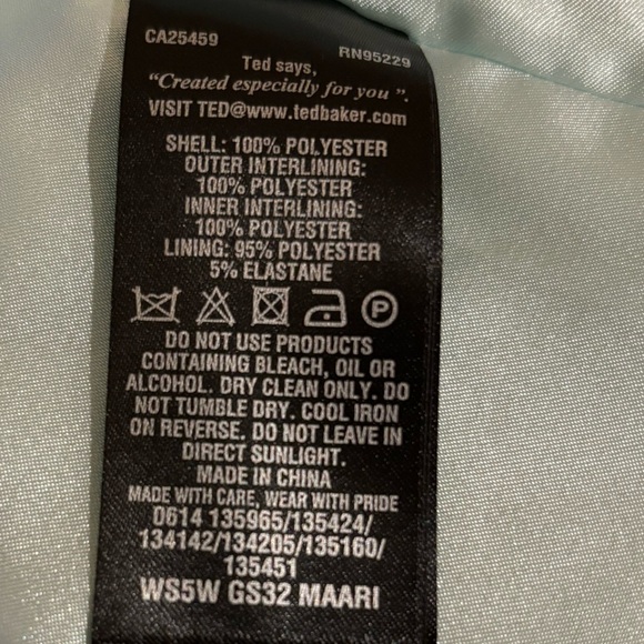 Ted Baker London Floral Midi Skirt - White and Green - Picture 6 of 9